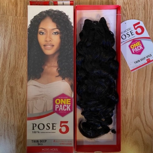 [For @keishadonmore] #32 + #33 MODEL MODEL POSE 5 PIECE WEAVE [8 PACKS] - Picture 2 of 2